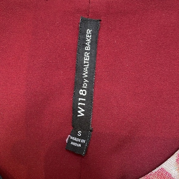 W118 Walter Baker Multicolor Abstract Print Shirt Dress S longsleeve tie dye - Picture 5 of 11